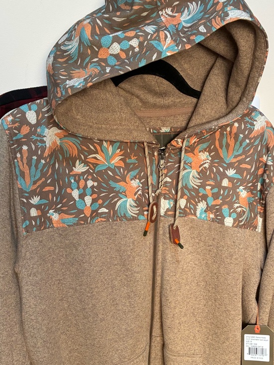 Howler Brothers Other - Howler Brothers - Rooster Print Yoke Zip Up Hoodie - size Medium